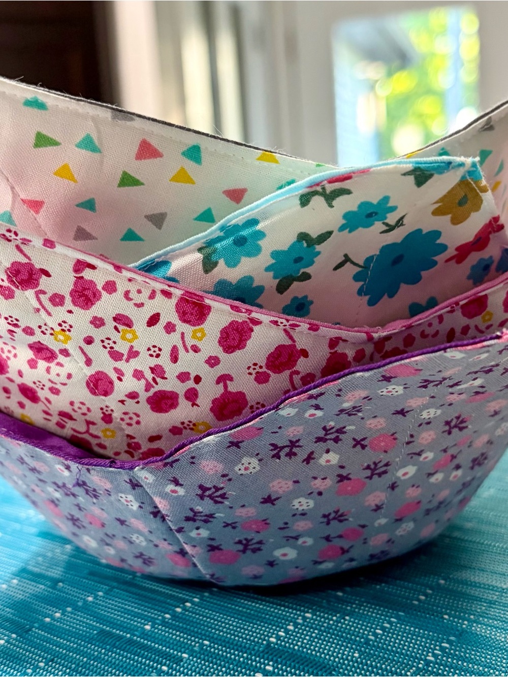 Reversible and Microwavable Bowl Cozies-Set of 4